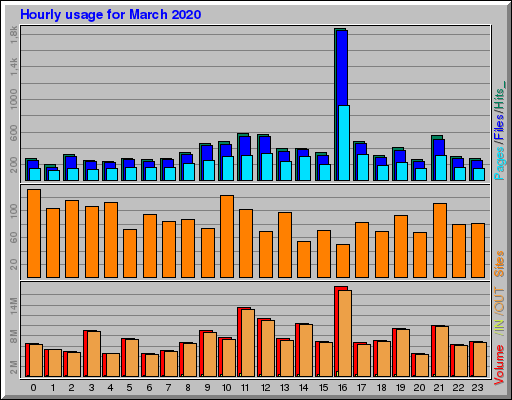 Raport Godzinowy -  marzec 2020