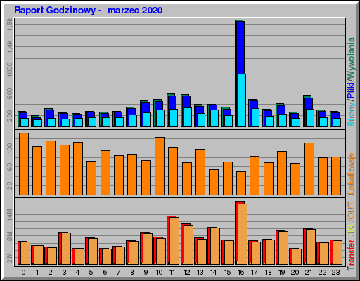 Raport Godzinowy -  marzec 2020