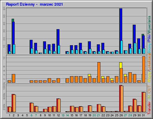 Raport Dzienny -  marzec 2021