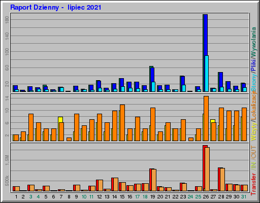 Raport Dzienny -  lipiec 2021