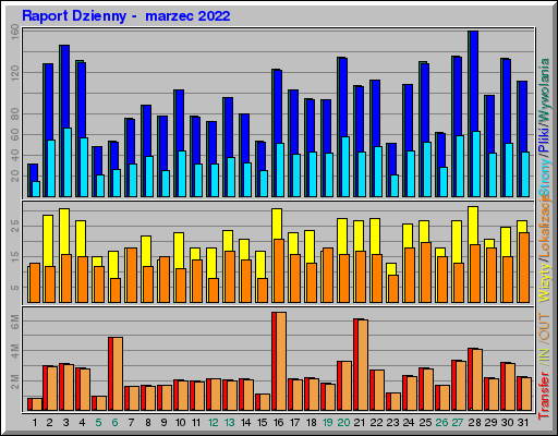 Raport Dzienny -  marzec 2022