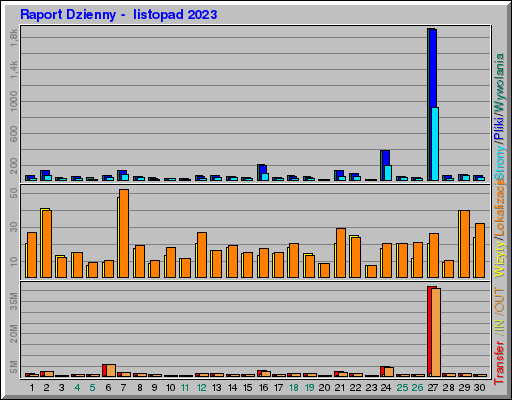 Raport Dzienny -  listopad 2023