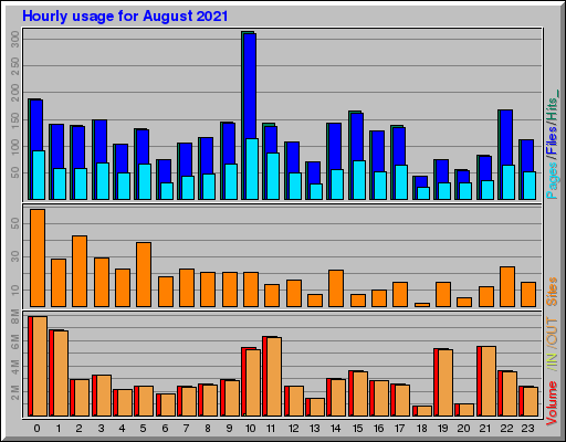 Raport Godzinowy -  sierpień 2021