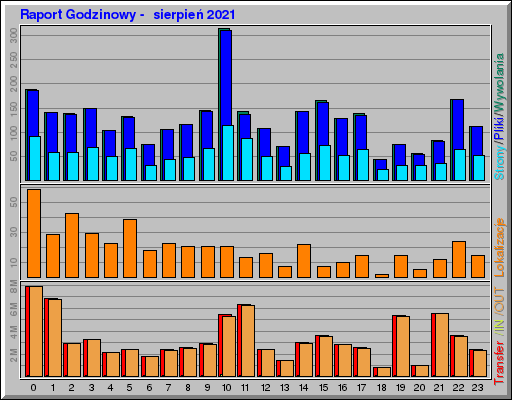 Raport Godzinowy -  sierpień 2021