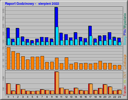 Raport Godzinowy -  sierpień 2022