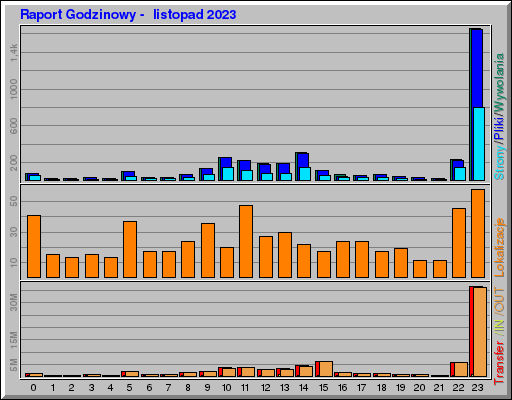 Raport Godzinowy -  listopad 2023