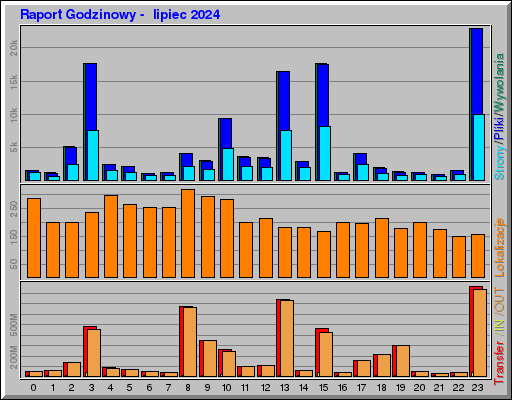 Raport Godzinowy -  lipiec 2024