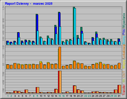 Raport Dzienny -  marzec 2025