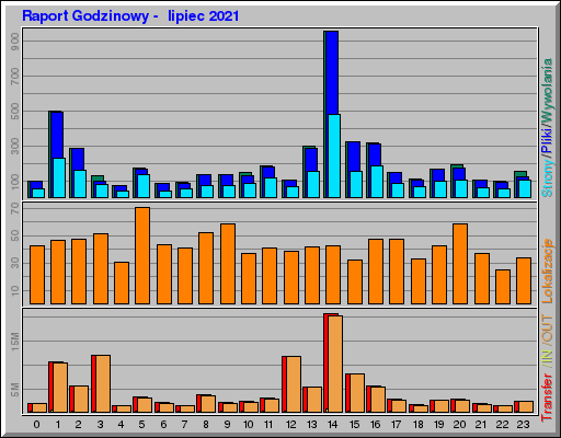 Raport Godzinowy -  lipiec 2021