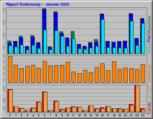 Raport Godzinowy -  marzec 2023