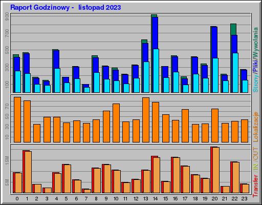 Raport Godzinowy -  listopad 2023