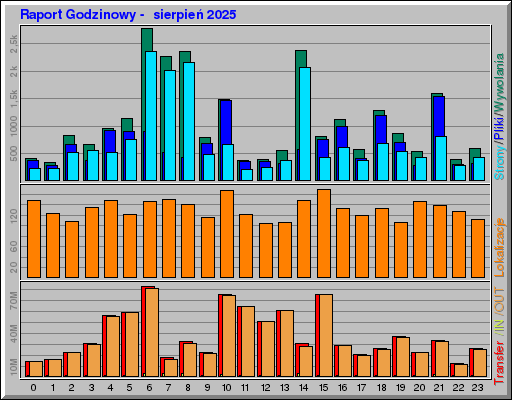 Raport Godzinowy -  sierpień 2025