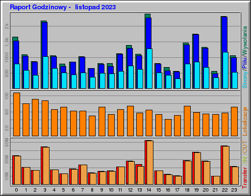 Raport Godzinowy -  listopad 2023