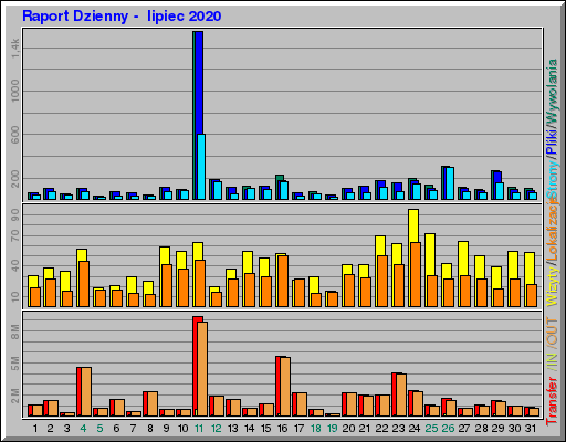 Raport Dzienny -  lipiec 2020