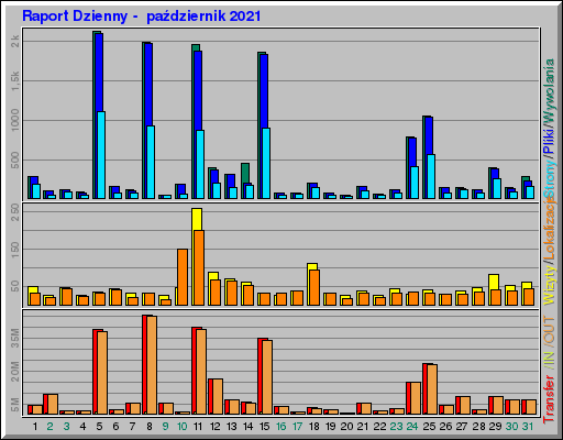Raport Dzienny -  październik 2021