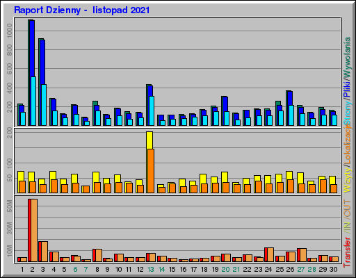 Raport Dzienny -  listopad 2021