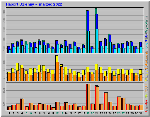 Raport Dzienny -  marzec 2022