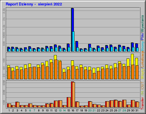 Raport Dzienny -  sierpień 2022