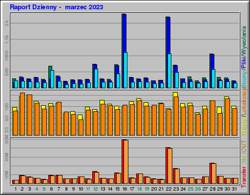 Raport Dzienny -  marzec 2023