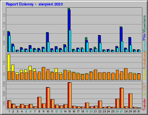 Raport Dzienny -  sierpień 2023
