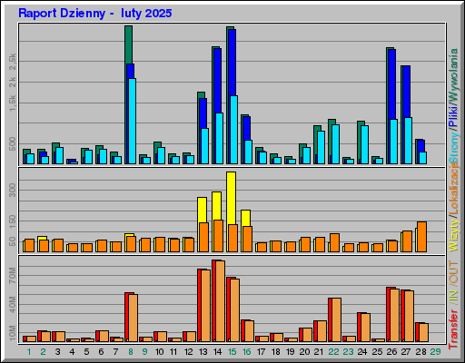 Raport Dzienny - luty 2025 Raport Dzienny - luty 2025