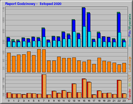 Raport Godzinowy -  listopad 2020