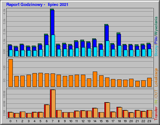 Raport Godzinowy -  lipiec 2021