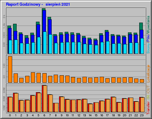 Raport Godzinowy -  sierpień 2021