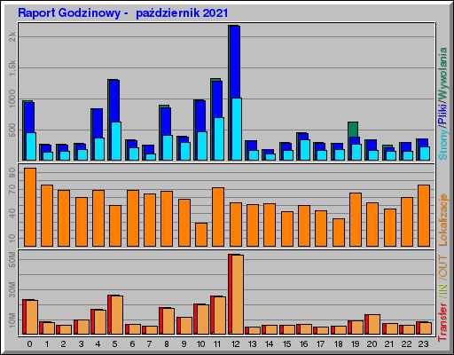 Raport Godzinowy -  październik 2021