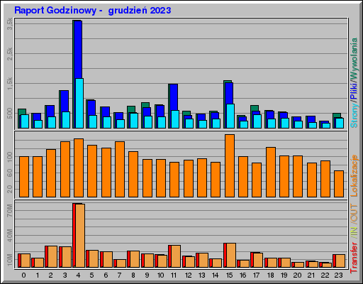 Raport Godzinowy -  grudzień 2023