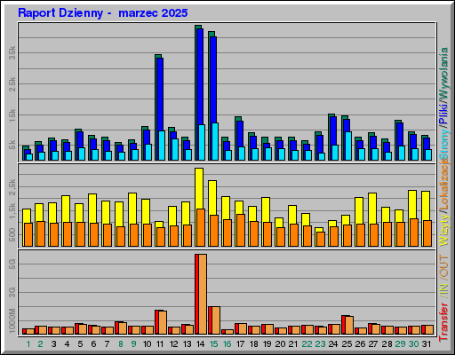 Raport Dzienny -  marzec 2025