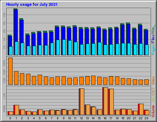 Raport Godzinowy -  lipiec 2021