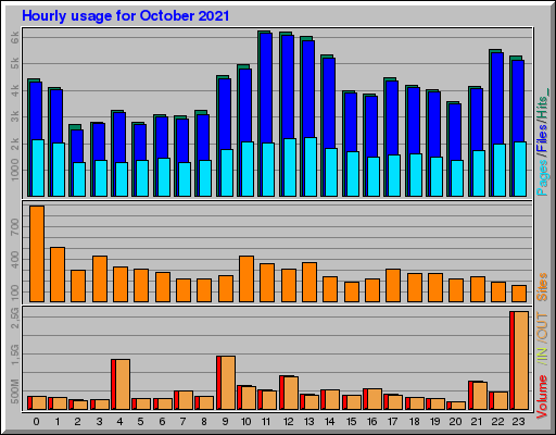 Raport Godzinowy -  październik 2021