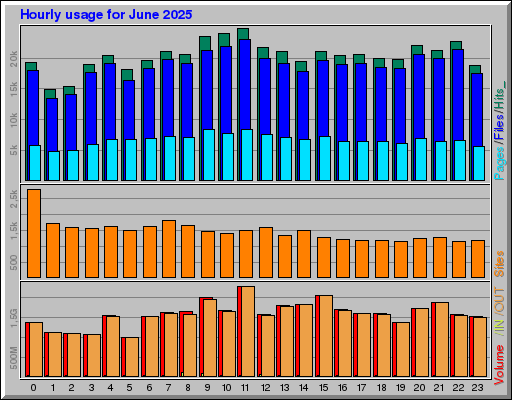 Raport Godzinowy -  czerwiec 2025