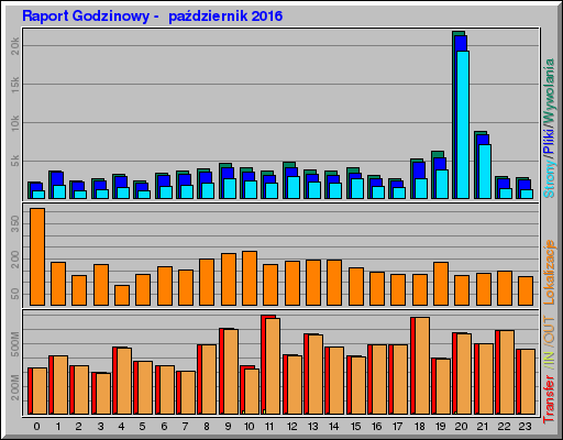 Raport Godzinowy -  październik 2016