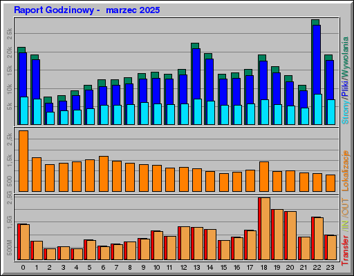 Raport Godzinowy -  marzec 2025
