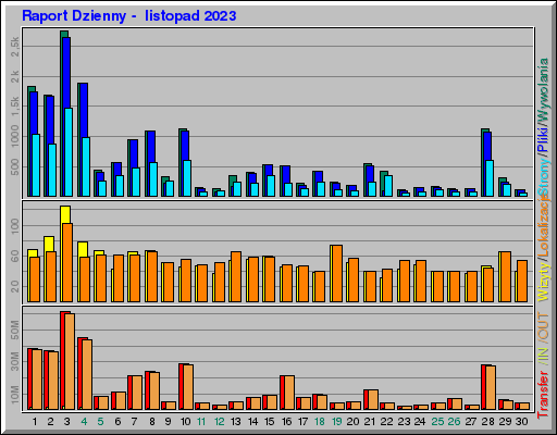 Raport Dzienny -  listopad 2023