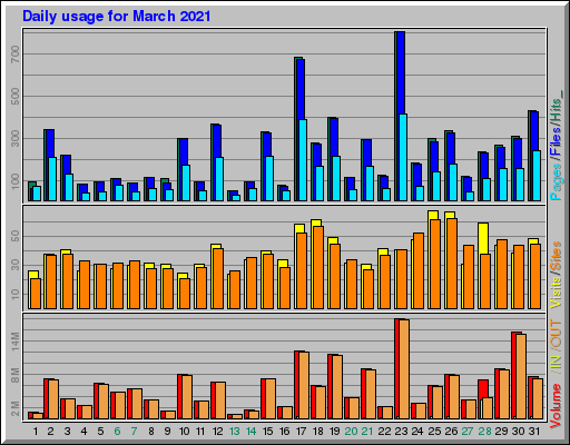 Raport Dzienny -  marzec 2021