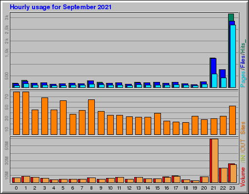 Raport Godzinowy -  wrzesień 2021