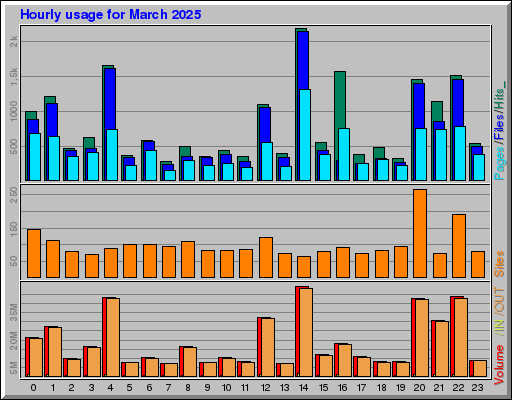 Raport Godzinowy -  marzec 2025