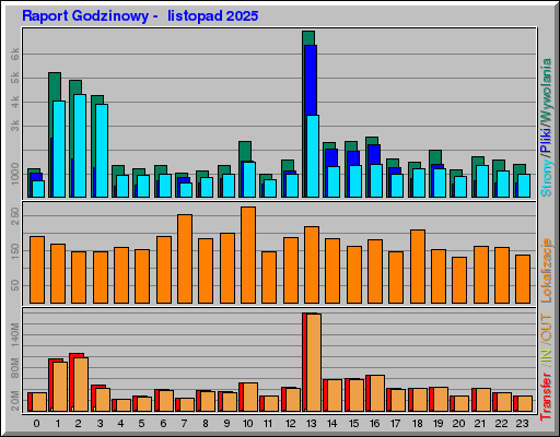 Raport Godzinowy -  listopad 2025