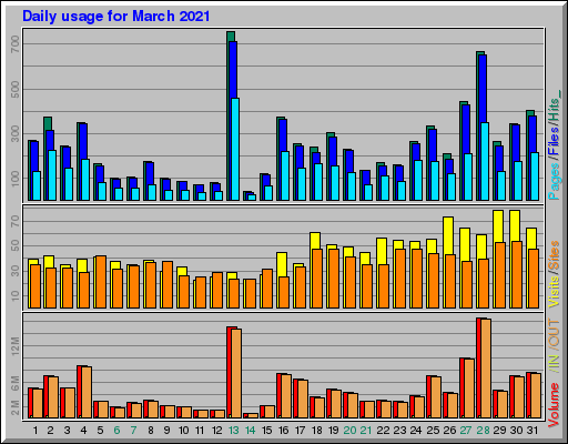 Raport Dzienny -  marzec 2021