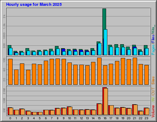 Raport Godzinowy -  marzec 2025