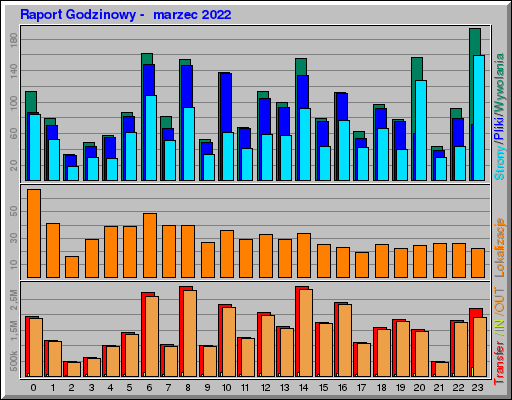 Raport Godzinowy -  marzec 2022
