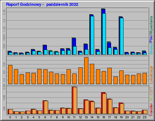 Raport Godzinowy -  październik 2022