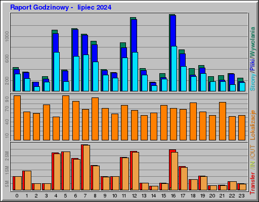 Raport Godzinowy -  lipiec 2024