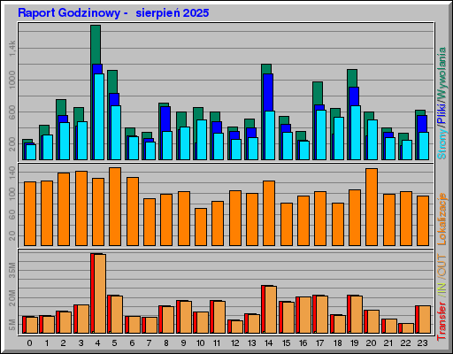 Raport Godzinowy -  sierpień 2025