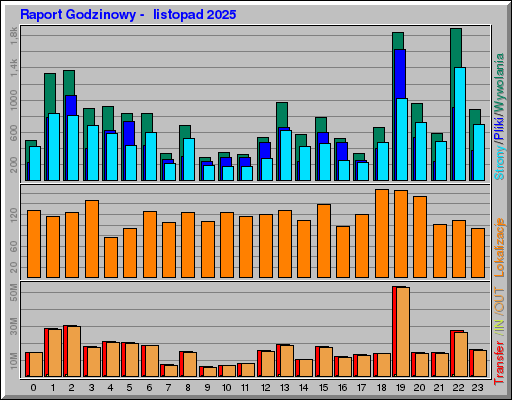 Raport Godzinowy -  listopad 2025