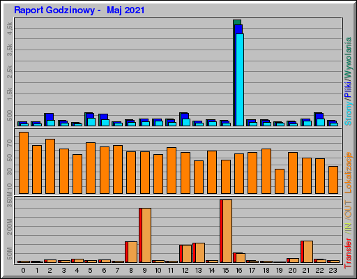 Raport Godzinowy -  Maj 2021