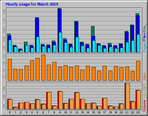 Raport Godzinowy -  marzec 2025
